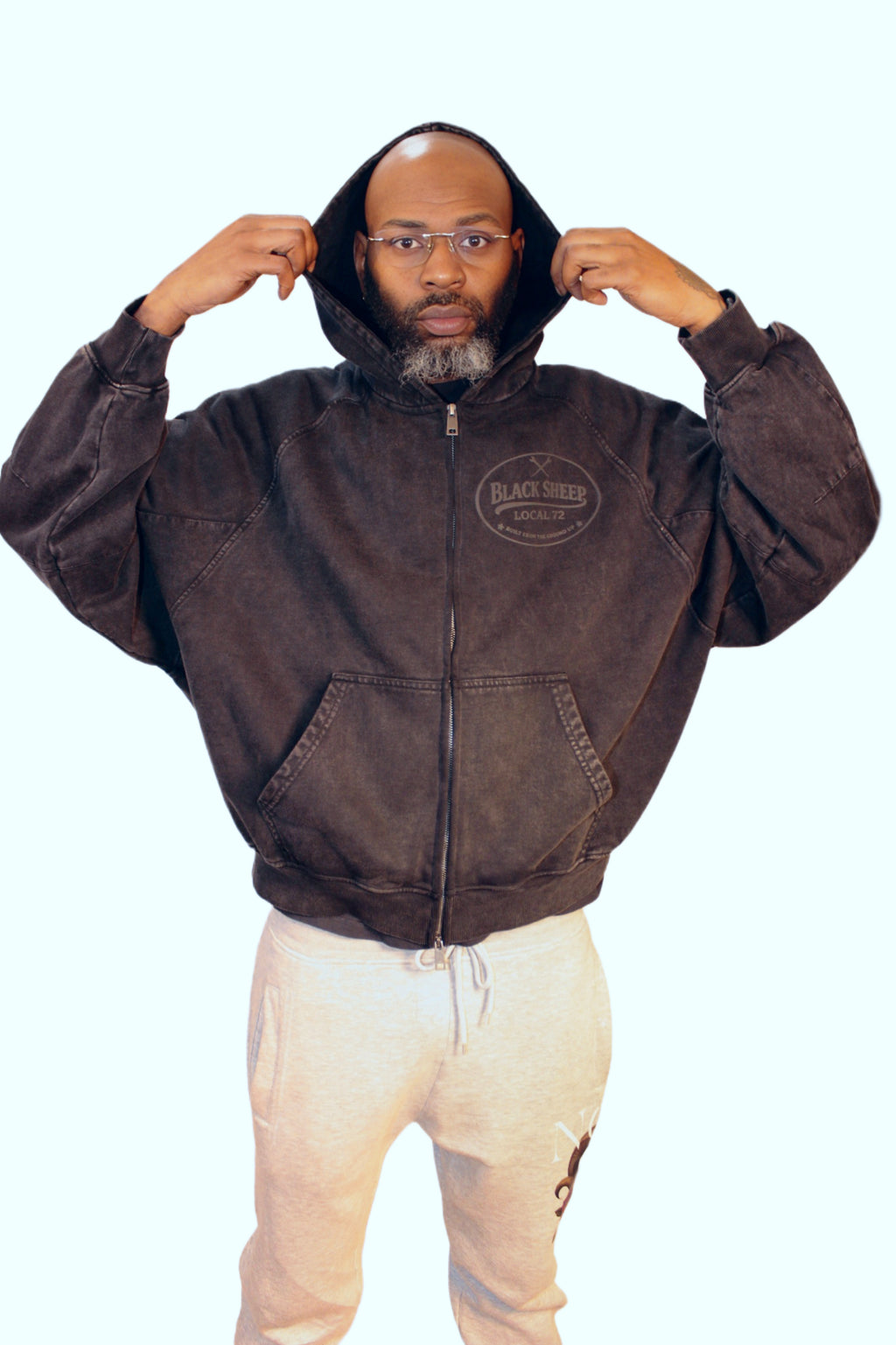 NOIR | LOCAL 72 ZIP HOODIE