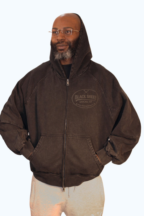 NOIR | LOCAL 72 ZIP HOODIE