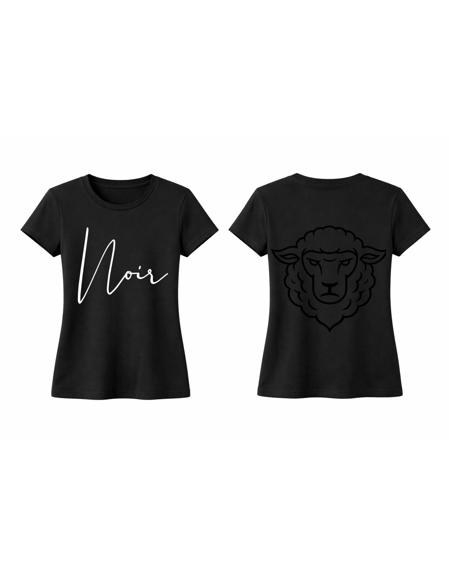 NOIR | WOMEN’S SCRIPT TEE