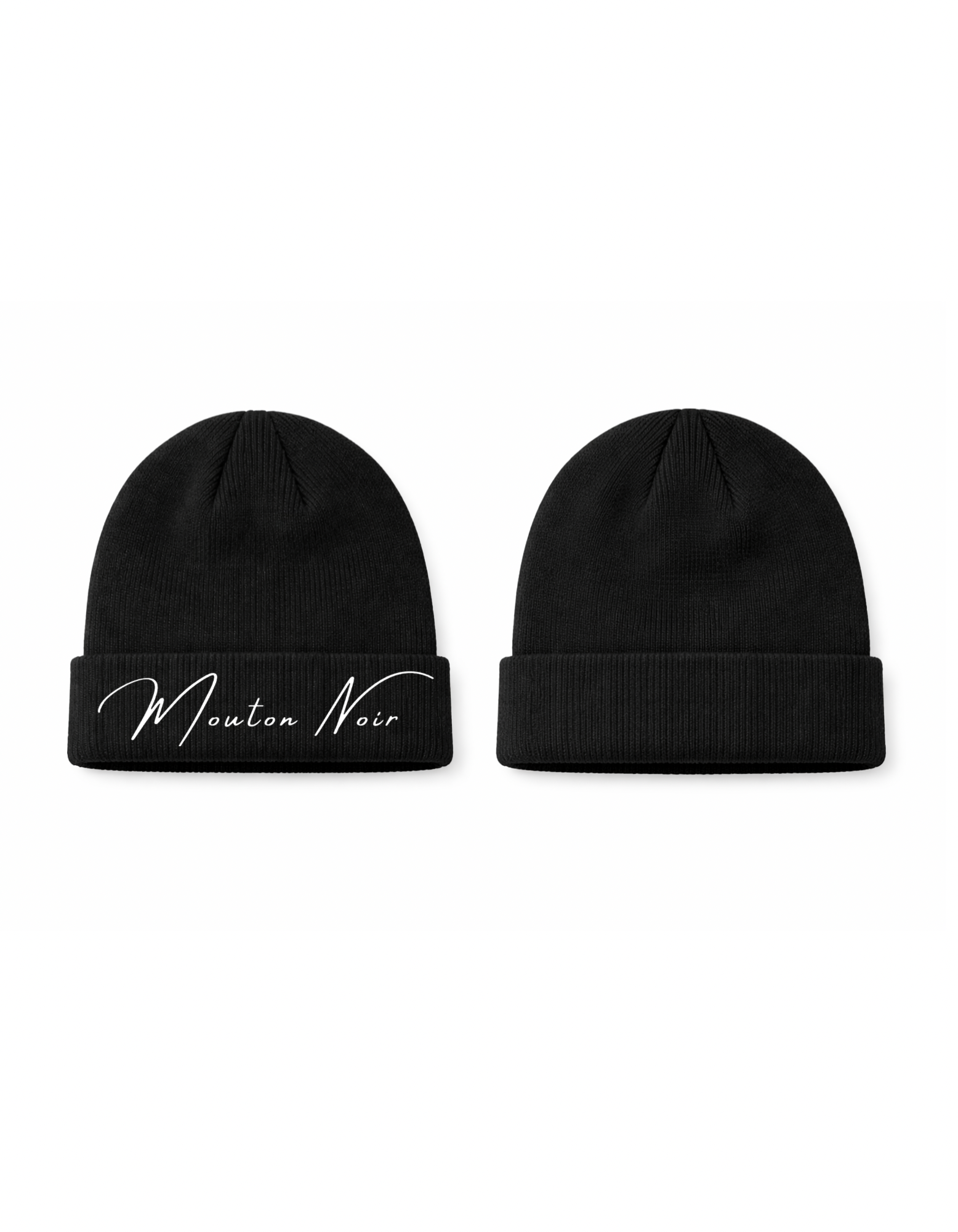 NOIR | SCRIPT BEANIE