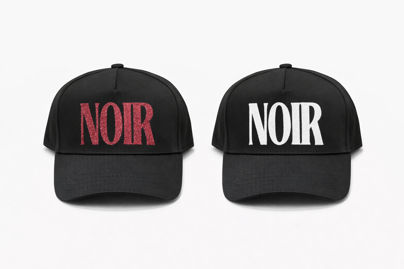 NOIR | “NOIR” GLITTER SNAPBACK